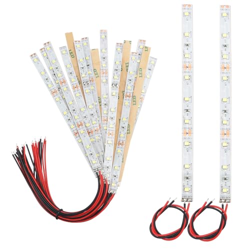 YIXISI 15 PCS 150mm Prewired Strip LED, 2335 SMD LED Light, 12V - 18V LED Strip Light, White