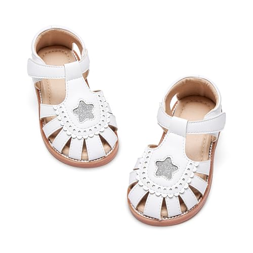 Kiderence Toddler Girls Sandals Little Girls Kids Summer Shoes Toddler Sandals