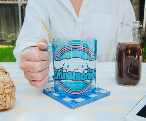 Taza de vidrio Silver Buffalo Sanrio Cinnamoroll 18oz miniatura 5