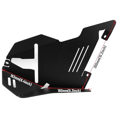 Image of Front Splash Guards Protectors for Can-Am Ryker, Black Aluminum A-Arm Protectors for Can-Am Ryker 600 900 Sport & Ryker Rally Edition All Models, Replace #219400863