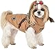 Puppia Hochwertiger Hundemantel für kleine Hunde und mittelgroße Hunde - wasserdicht und mit Fleece gefüttert für angenehme Wärme - Hundemantel mit Geschirr, Beige, XL