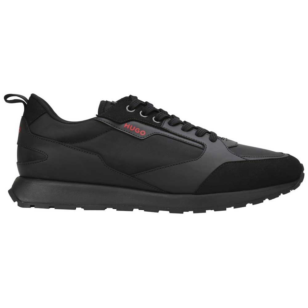 HUGO Men's Icelin Runn Pumf N Trainers, Black, 11 UK