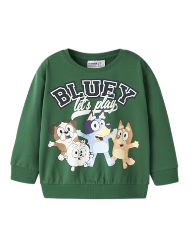 Sweat-shirt Bluey Name IT bleu ciel regular pour garçon