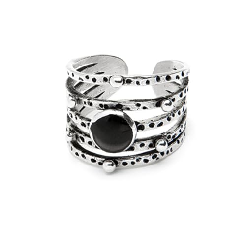 Bague bandeau Vestopazzo en argent : le cadeau unisexe idéal avec sa taille unique ajustable