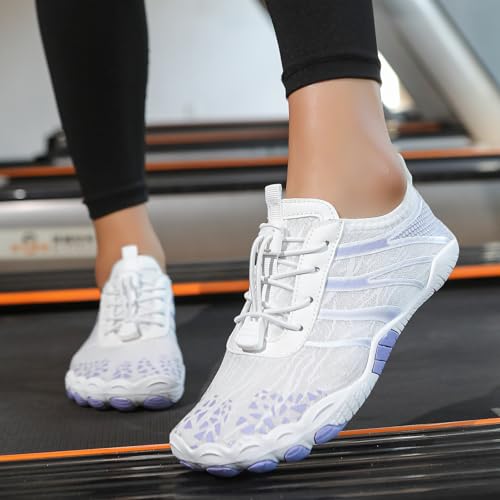 Image of Hike Barefoot Shoes Womens Men,Unisex Barefoot Water Shoes Breathable, Anti-Slip Hiking Footwear for Athletic Wide Toe Shoe Footwear for Hiking, Walking, Running, Yoga, and Water Sports