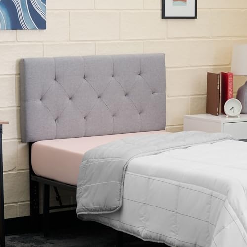 Amazon.com: Dormify Wall Mounted Headboard | Medium Grey | Twin/Twin XL ...