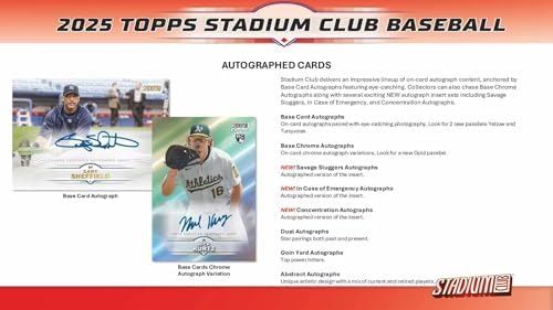 2025 Topps Stadium Club Baseball Fat Pack Trading Card Pack (36 Cards) - 3