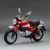 1:12 Für Monkey-Motorrad-Modellautospielzeug, Legierung, Druckguss, Stoßdämpfung, Gummireifen, Miniaturmotorräder, Geschenke Für Kinder