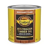Cabot Australian Timber Oil Wood Stain and Protector, Mahogany Flame, 1/2 Pint