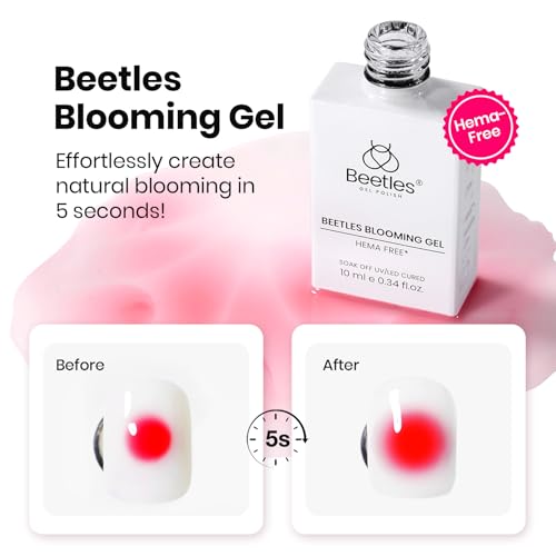 Image of Beetles HEMA Free Blooming Gel & Base Top Coat 3PCS 10ML