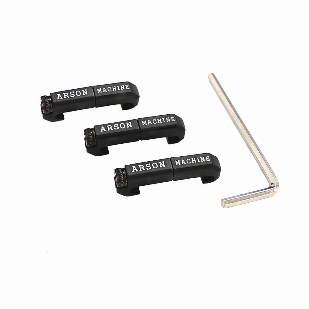 HWZ 3 unids táctico metal carril cubierta cable clip sistema de gestión modular linterna cola Picatinny carril cubierta Caza Accesorios