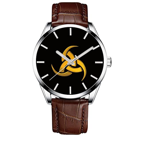 Montre Viking cadeaux d'anniversaire unisexes avec bracelet en cuir fait main