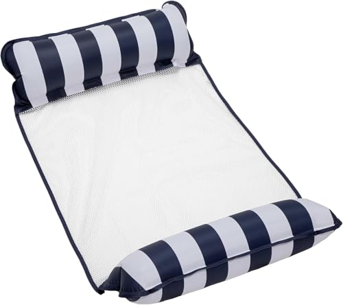 DxZephious Aquatic 4-in-1 Monterey Hammock Pool Float - Blue Navy - Adults