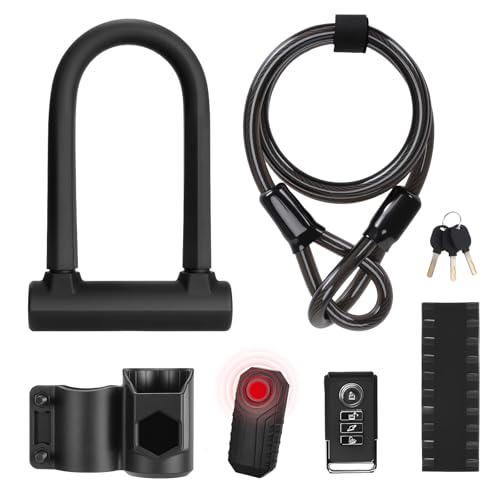 Bike U Lock with 113dB Alarm