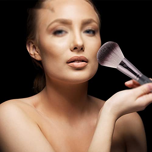 Ensemble de pinceaux de maquillage pour appliquer la poudre sans traces