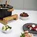 Princess 01.173025.01.001 Fondue Pure Black Con Carcasa De Bambú, Aluminio Fundido a...