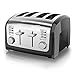 BLACK+DECKER 4-Slice Toaster, Stainless Steel, T4030