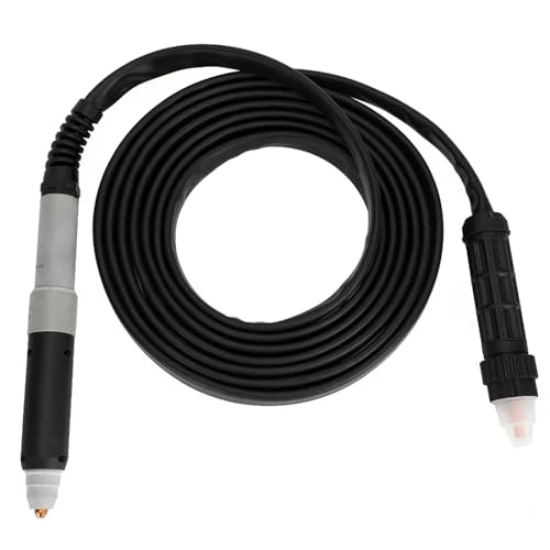 KONGMM Decoupeur Plasma, Torche de découpe Plasma Droite CNC Non HF Pi-lot Arc PTM80, 80A, utilisée par CUT80CNC et CUT70 6m et 10m(Customizable Length)
