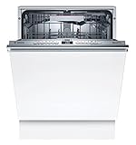 Bosch SMV4HDX52E Serie 4 Smarter Geschirrspüler vollintegriert, 60 cm breit, Besteckkorb, Dritter Korb, Made in Germany, Silence Programm besonders leise, Extra Trocknen auf Knopfdruck