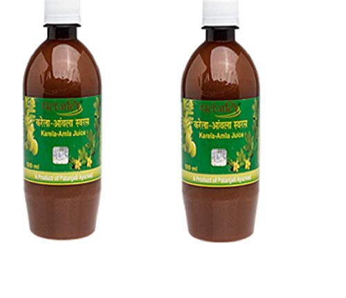 Patanjali Karela Amla Juice- 500Ml (Pack of 2)