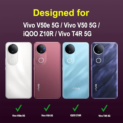 Image of Zapcase Back Case Cover for Vivo V50e 5G | Compatible for Vivo V50e 5G Back Cover | Liquid Silicon Magic Case with Camera Protection | Lavender