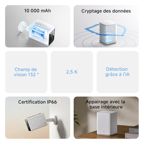XIAOMI Caméra de Surveillance BW400 Pro Set - Extérieure - Wi-FI - Vision nocture