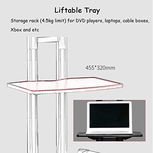 Soporte Universal para TV con ruedas de freno miniatura 6