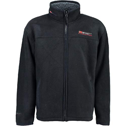 Image of Geographical Norway Usine Brandiing Men's Fleece Jacket Warm Teddy Fur Lining Size S-XXL, navy, XL