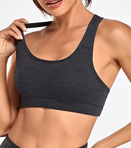 Image of Oalka Women's Racerback Sports Support Workout Running Bras | Oalka Women's Racerback Sports Support Workout Running Bras
