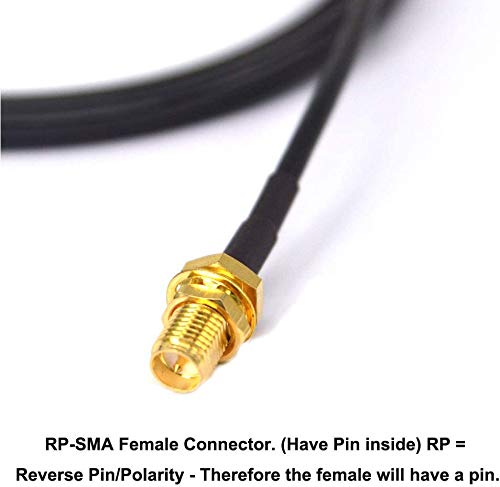 Boobrie SMA Auf U.FL/IPX Adapter – 2 Stück, 50 Ohm, Vergoldet, Für WLAN, Bluetooth, GPS, Drohnen