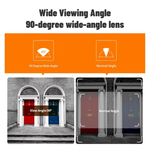 PGVRHCWG Mini Judas Intelligent sans Fil, caméra de visionneuse de Porte – vue 4