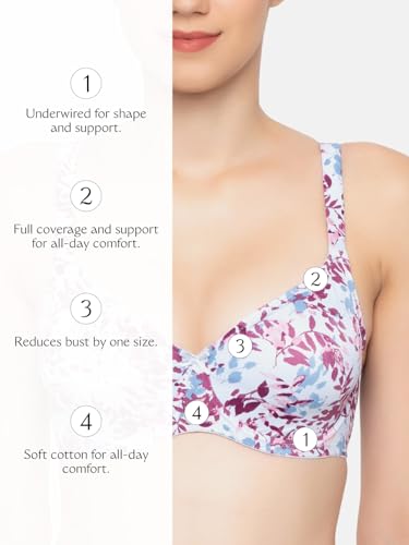 Image of Triumph International Women's Polyamide Wired Casual Minimiser Minimizer Bra (151I201 Green