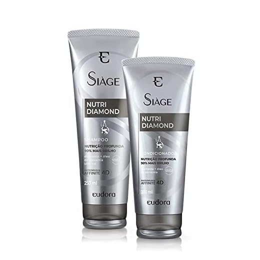 Eudora Kit Siàge Nutri Diamond Shampoo + Condicionador