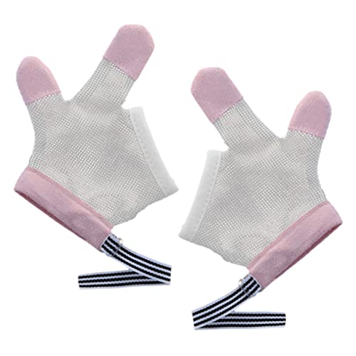 Essentials Stop Sucking Gloves Hand Correction Device for Toddlers Finger Cots Mittens Finger Protectors Boy Girl Mittens