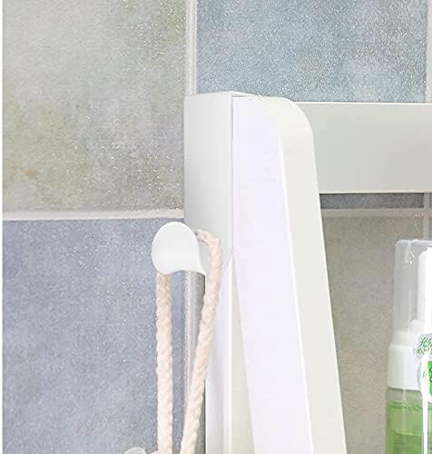 Over The Door Hooks Heavy Duty Single Over Door Hook Hanger White Door Hanger Organizer Plastic Towel Hanger Hook Sturdy Hanging Coat Rack for Hanging Coat, Hat, Jacket, Towel, Bag, Robe (2Pcs/4Pcs)