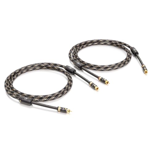 Câble RCA VIABLUE NF-S1 Silver pour sublimer la musique de votre salon hifi