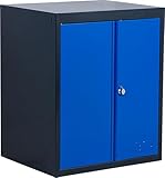 BGS 80201 | Werkstattschrank | 2-türig | mit 1 Fachboden