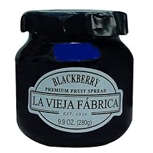Mario Camacho Foods La Vieja Frabrica Blackberry Premium Fruit Spread, 9.9 Fl Ounce Pack of 8