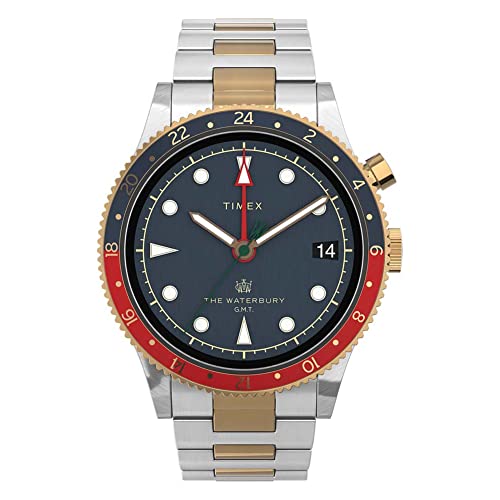 Montre GMT Timex Waterbury TW2U90600 idéale pour les voyageurs