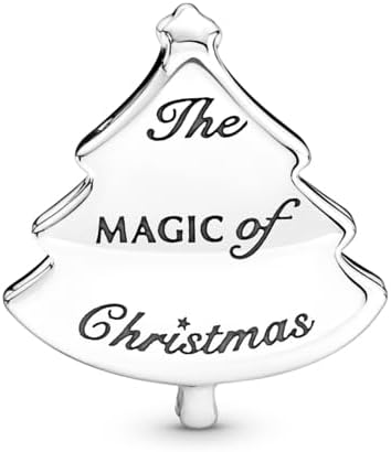PANDORA Christmas Tree Charm Bracelet Charm Moments Bracelets - Stunning Women's Jewelry - Gift for Women - Made with Sterling Silver & Man-made Crystal