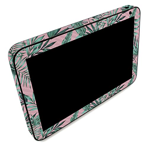 Image of MightySkins Carbon Fiber Skin Compatible with Amazon Echo Show 8 (Gen 2) - Two Tone Tropical | Protective, Durable Textured Carbon Fiber Finish | Easy to Apply