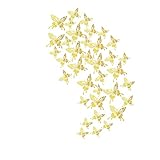 🦋🦋 【Amplia aplicación】: estas calcomanías de mariposa de pared adecuadas para muchas ocasiones, decoración de fiesta de cumpleaños, decoración de jardín, decoración de aula, decoración del hogar. Puede decorar estas pegatinas 3D de bricolaje con su familia o amigos para crear un ambiente activo, agregará deleite a su habitación y fiesta.
