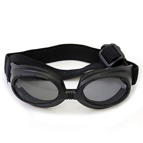 Sxgyubt Óculos de sol fashion para cães e gatos com proteção UV para os olhos presente – Preto
