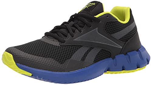 Reebok Men's ZTAUR Running Shoe, Black/Cold Grey/Bright Cobalt, 10