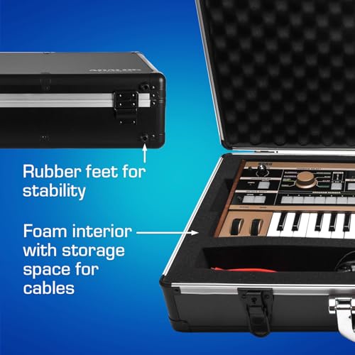 Mallette Korg MicroKorg Analog Cases Unison case de transport noir rigide