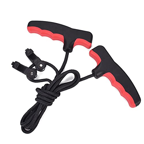 ELONG OUTDOOR Crossbow Cocking Device Crossbows Cocker Rope Double Handle 3 Finger Strings Cocking Tool-Works with All Crossbows