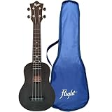 Flight TUS35 - Ukelele de viaje (ABS, color negro
