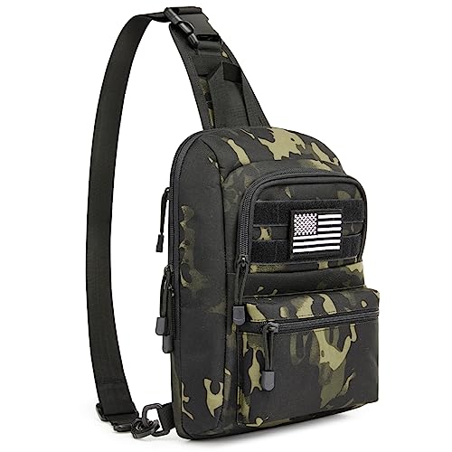 G4Free Tactical Sling Bag Backpack EDC Concealed Carry Bag Small Crossbody Shoulder Chest Pack