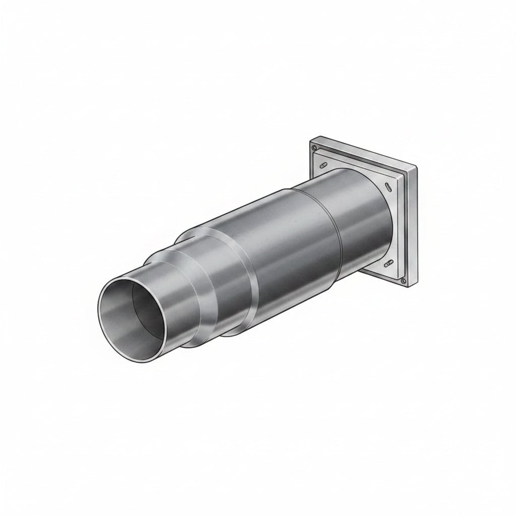 Helios Ventilatoren TMK 125/150 Teleskop-Mauerkasten