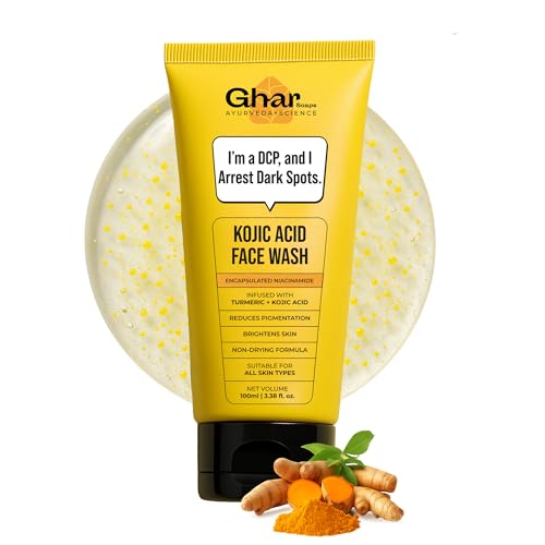 Image of GHAR SOAPS Kojic Acid 2% Soap with Niacinamide | For Pigmentation, Sun damage, Brightening Underarm & Reduces Dark Spot | Soap for Men & Women | Suitable for All Skin Types |(Pack of 1)